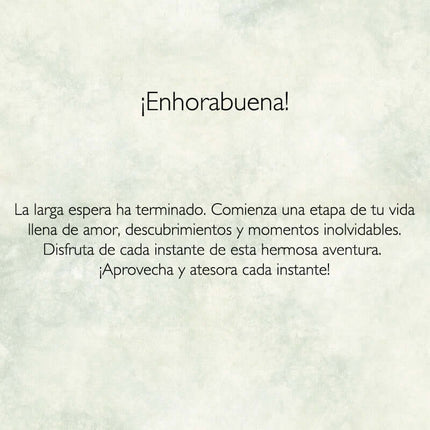 Añadir Felicitación y Envolver en Film Transparente Verde