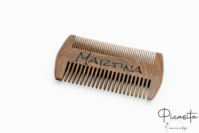 Double Row Wooden Comb