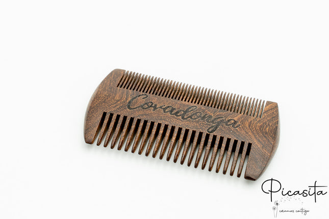 Double Row Wooden Comb