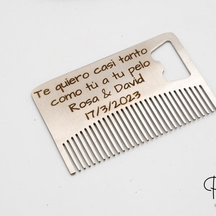 Custom Metal Comb