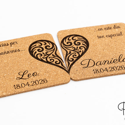 Coasters for Wedding Guests