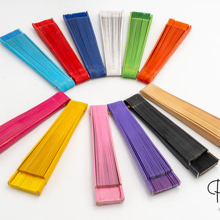 Colored Wooden Fan
