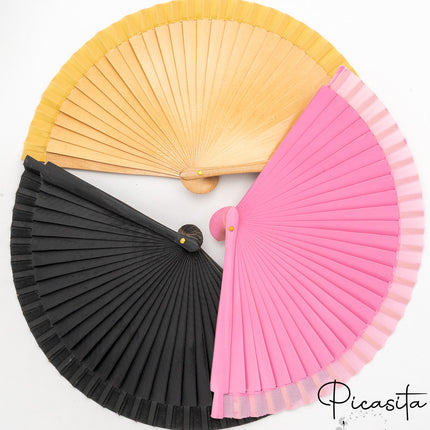 Colored Wooden Fan