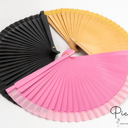 Colored Wooden Fan