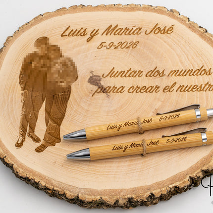 Personalized Natural Wood Ring Holder