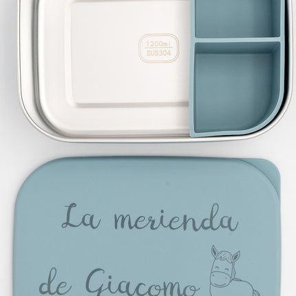 XL Silicone and Stainless Steel Food Containers