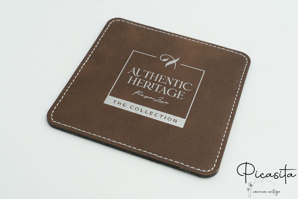 Synthetic Leather Coasters