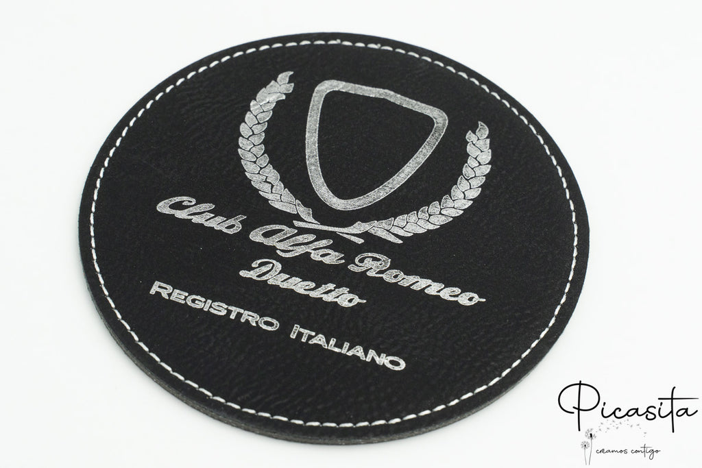 Synthetic Leather Coasters