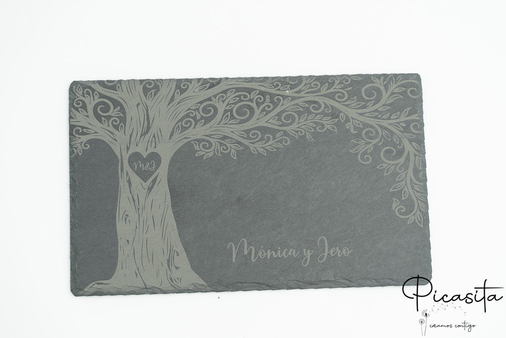 Personalized Slate Plate for Canapés and Appetizers