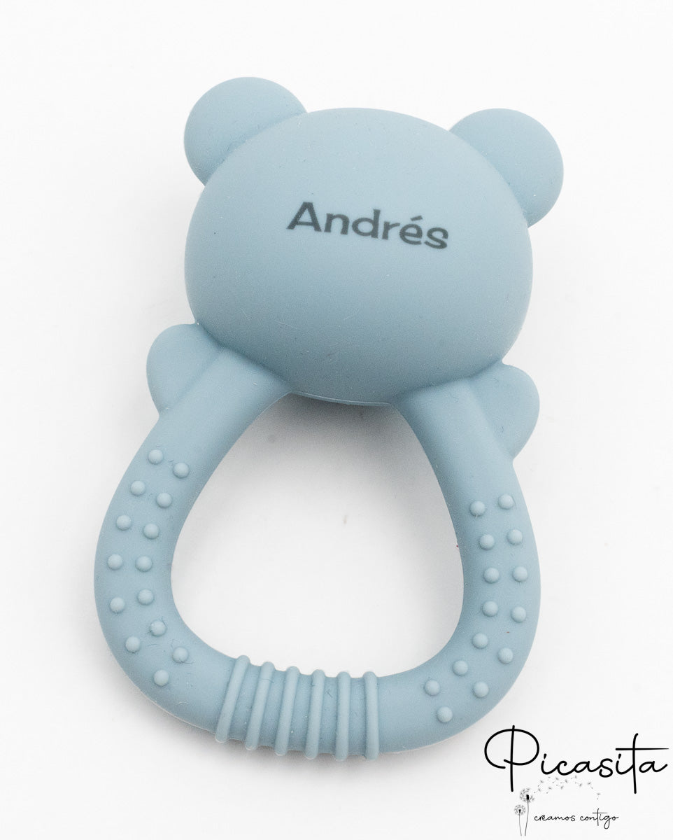 Silicone Teddy Bear Rattle