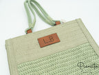 Personalized Raffia Bag