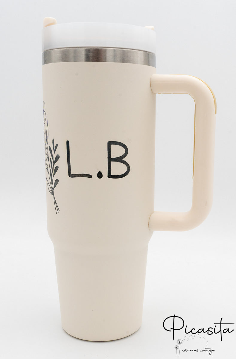 Personalized Thermos Bottles with Handle