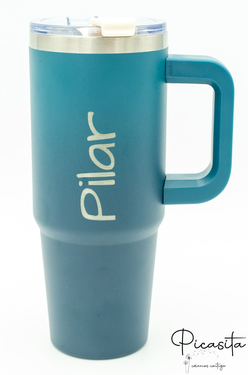 Personalized Thermos Bottles with Handle