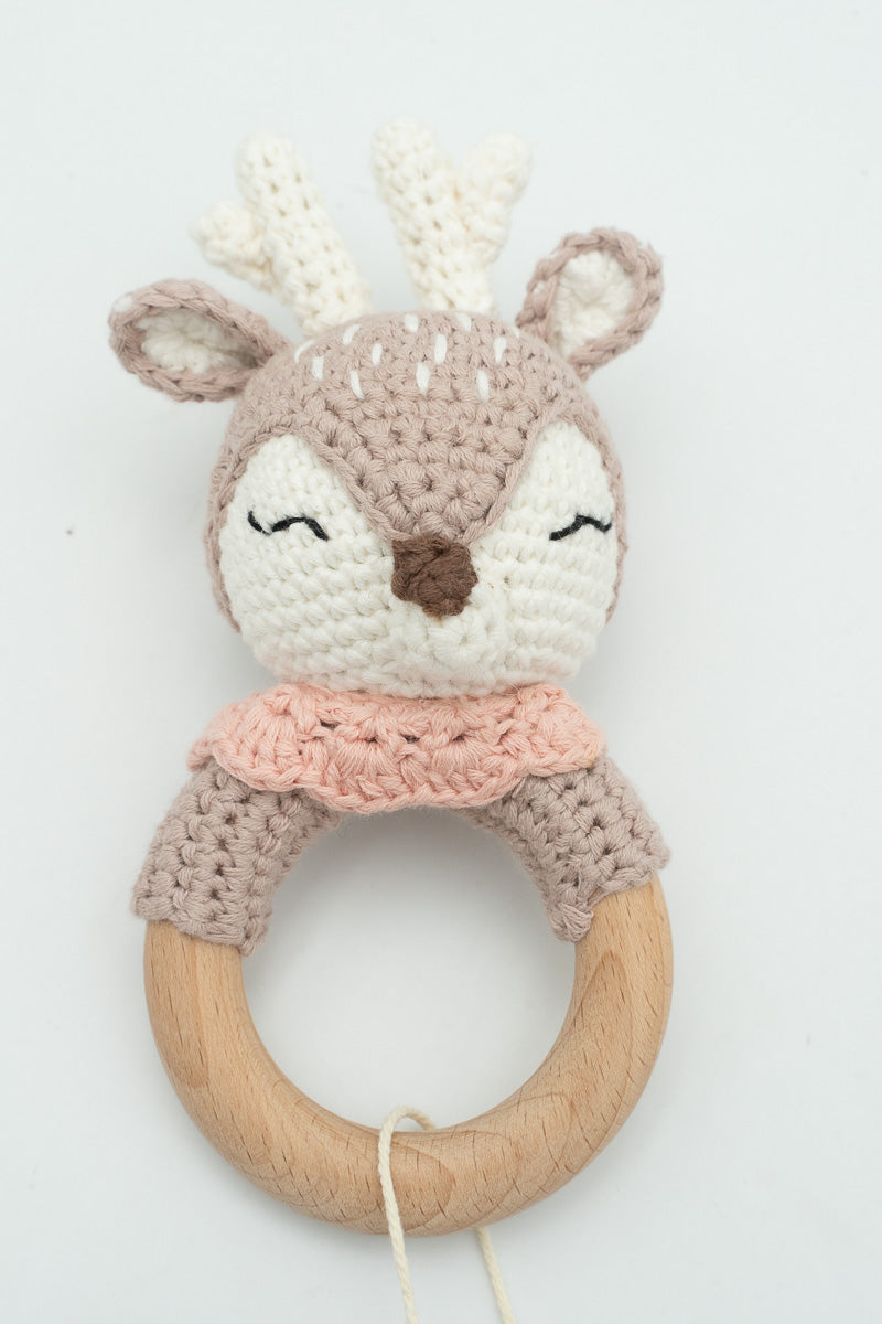 Crochet Teething Rattle
