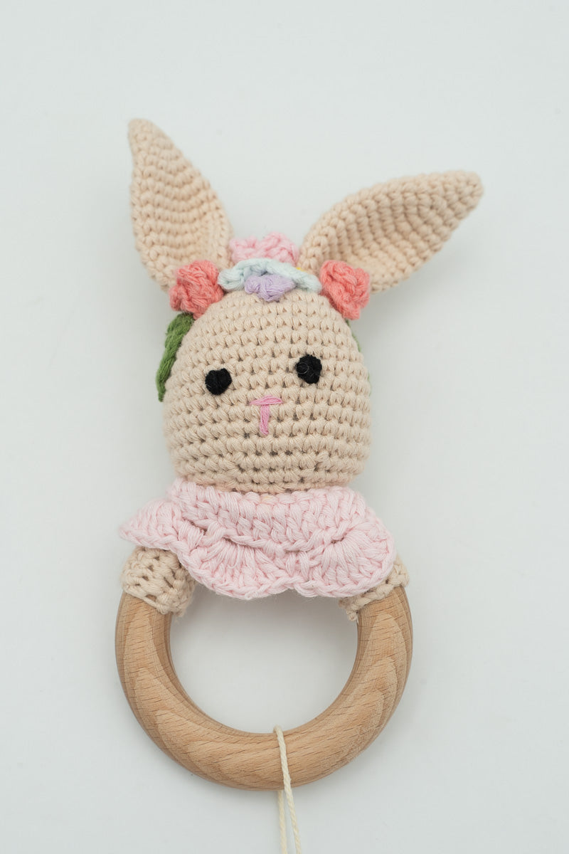 Crochet Teething Rattle