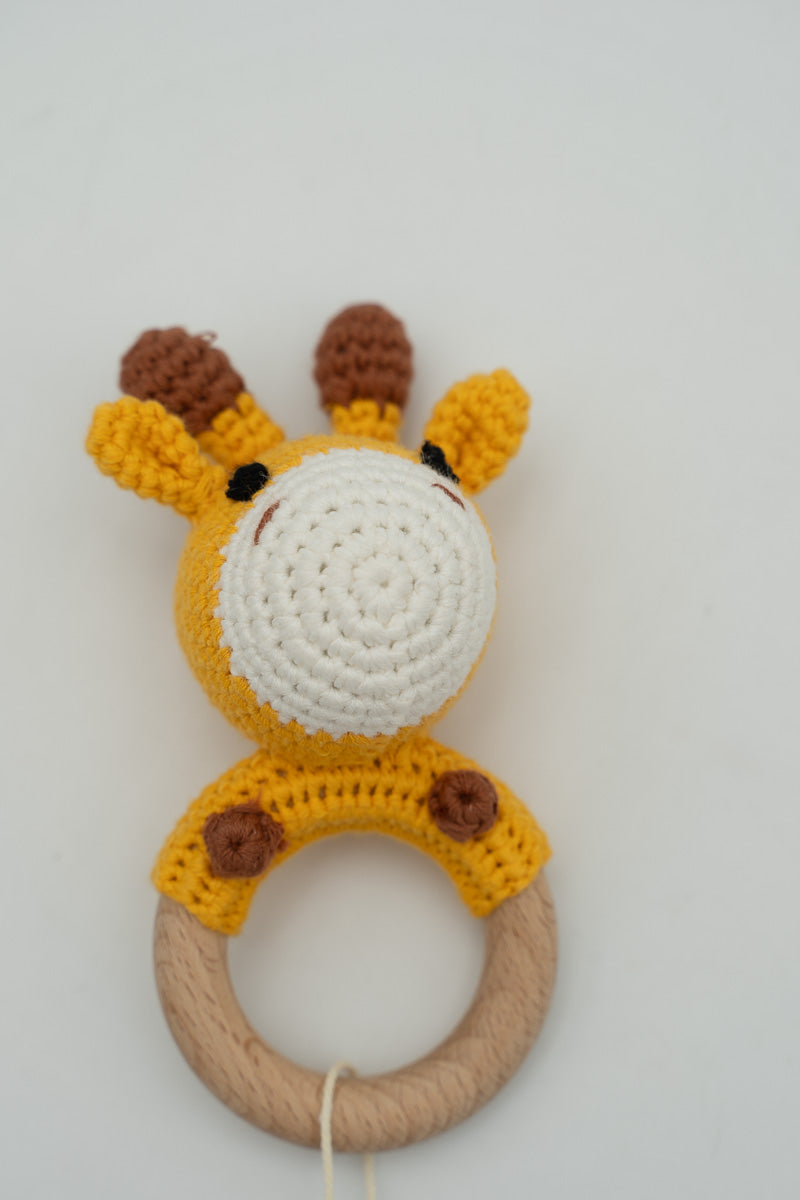 Crochet Teething Rattle