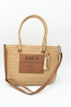 Personalized Raffia Bag