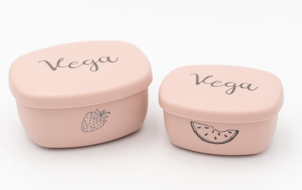 Small Personalized Silicone Tupperware (2 Units)
