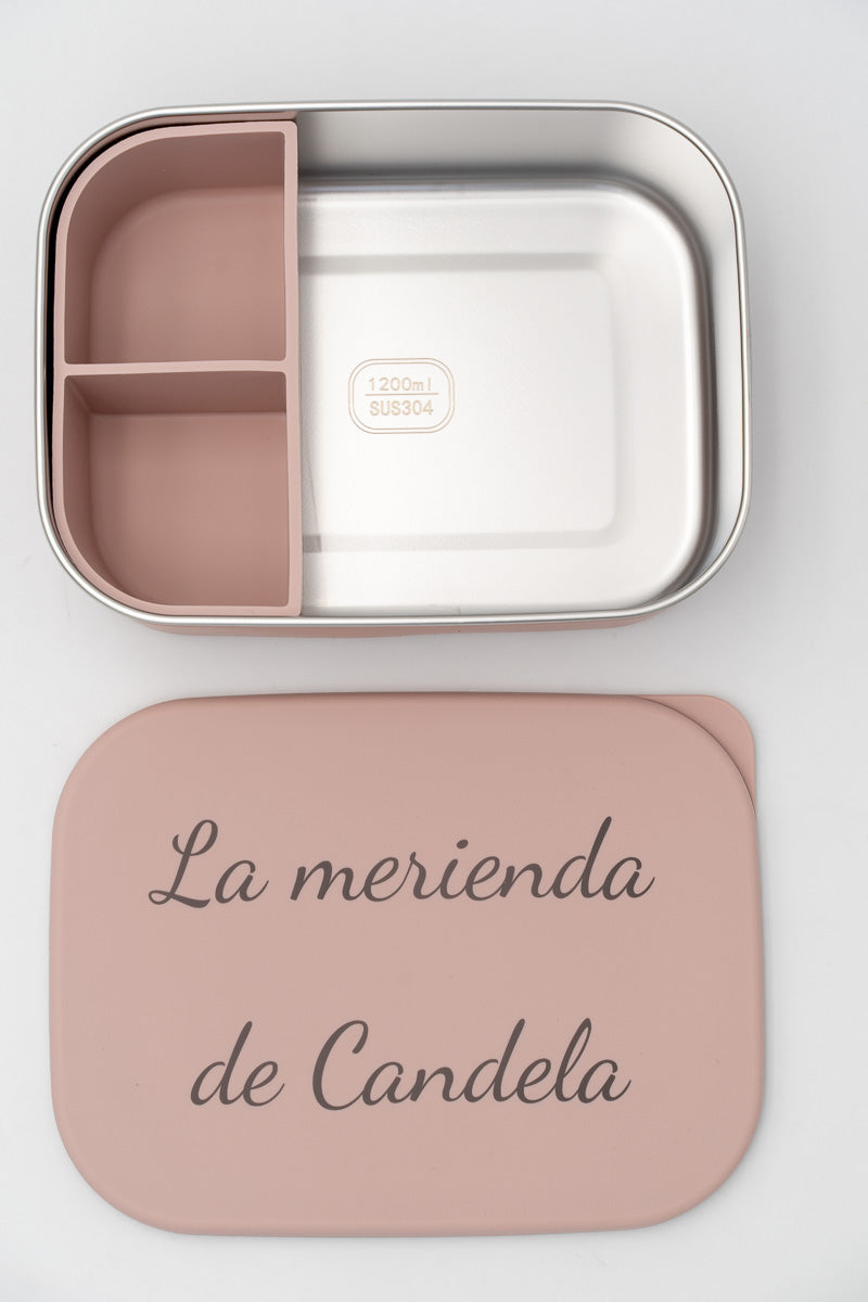 XL Silicone and Stainless Steel Food Containers