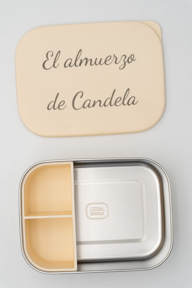 XL Silicone and Stainless Steel Food Containers