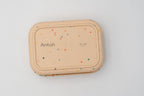 XL silicone lunch box with three compartments