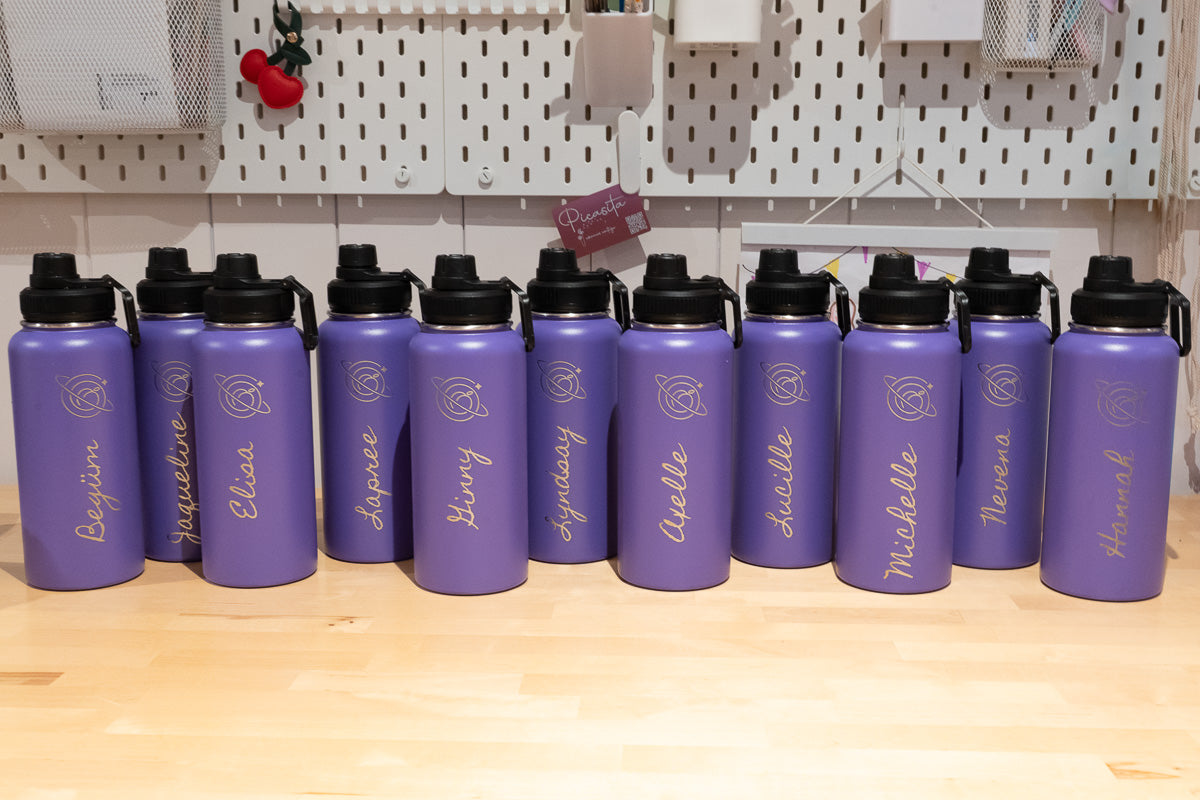 Personalized Thermos Bottles with Handle