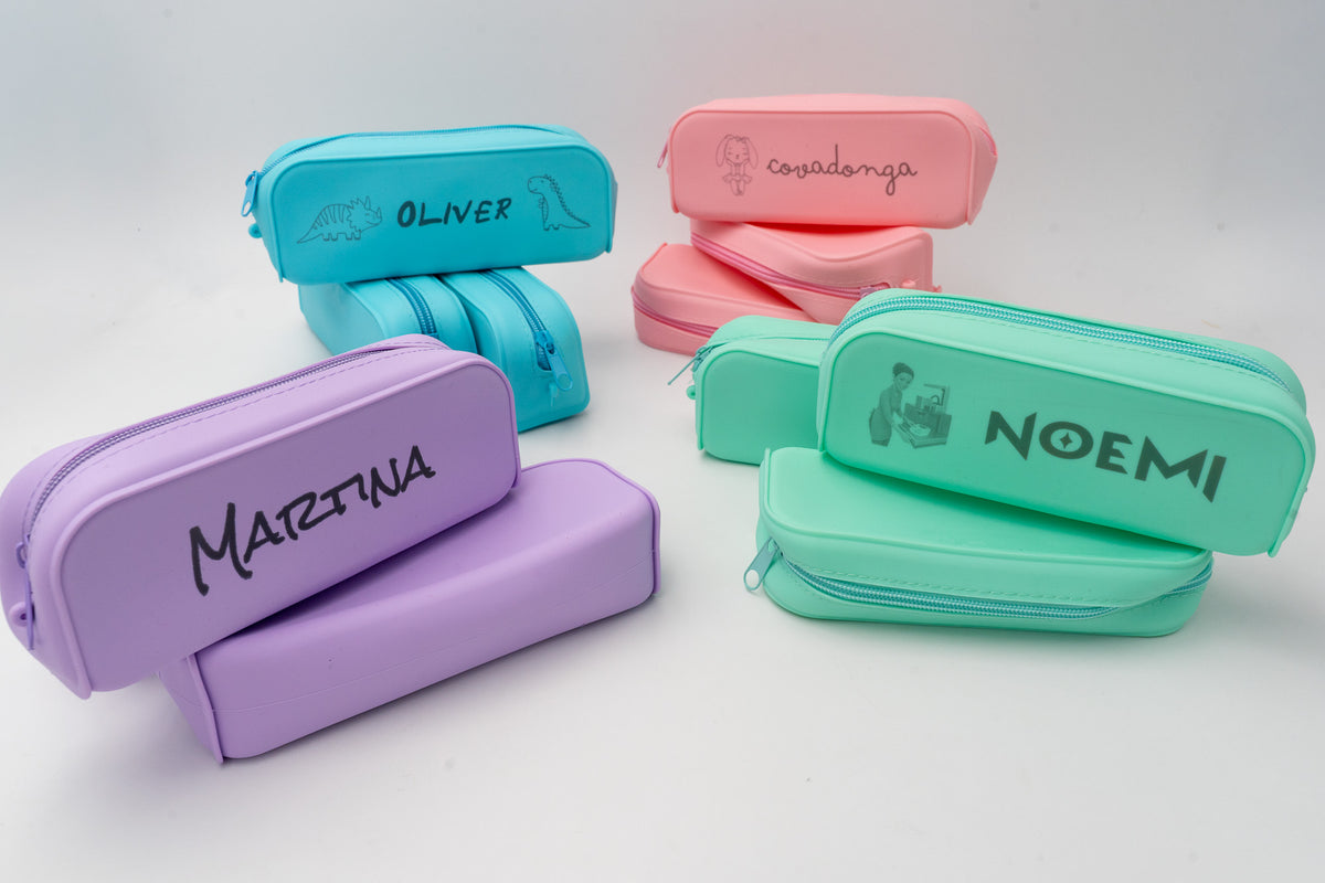Personalised Silicone School Pencil Case