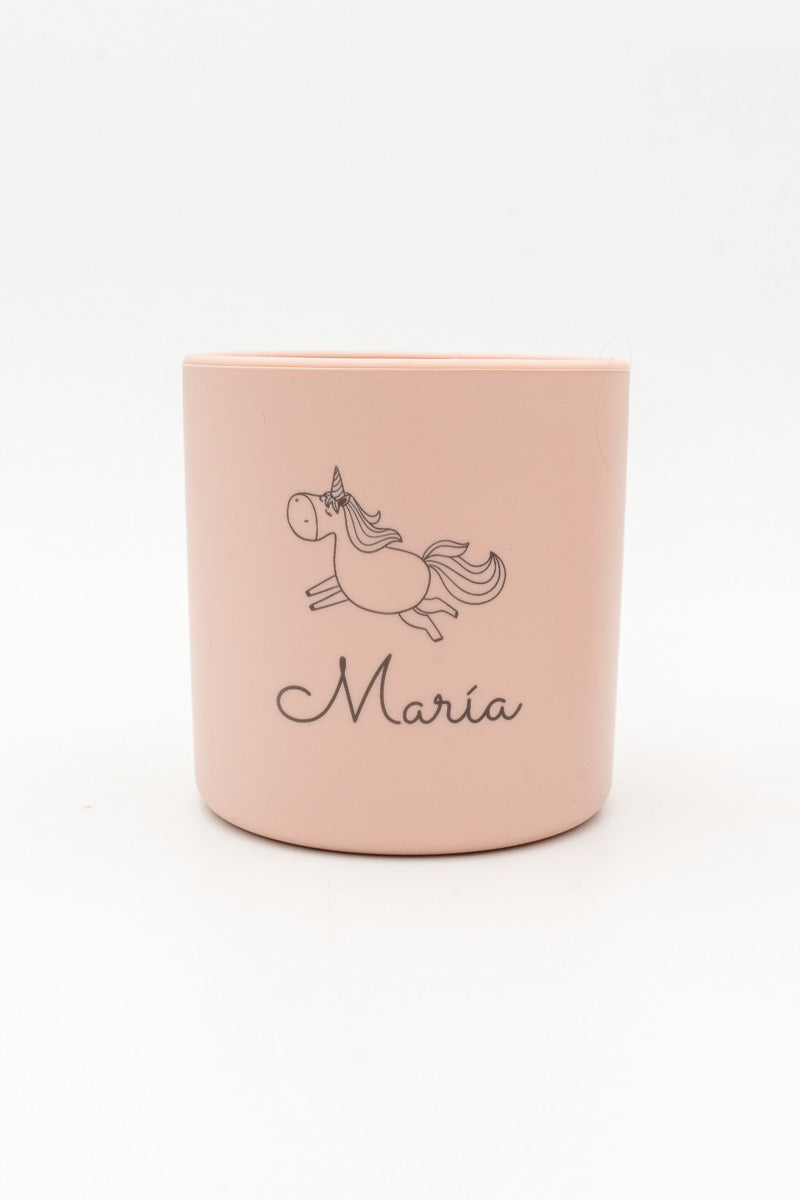 Personalised silicone children's cup