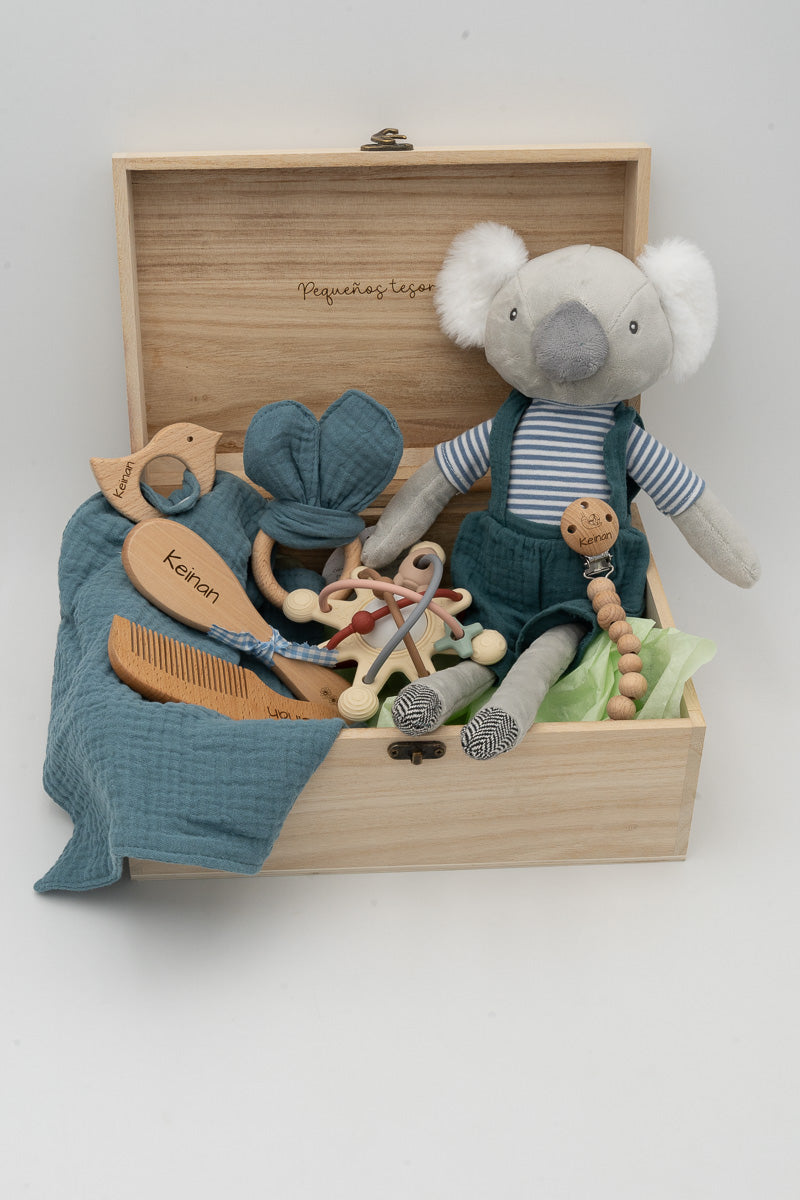 Wooden New Baby Gift Box