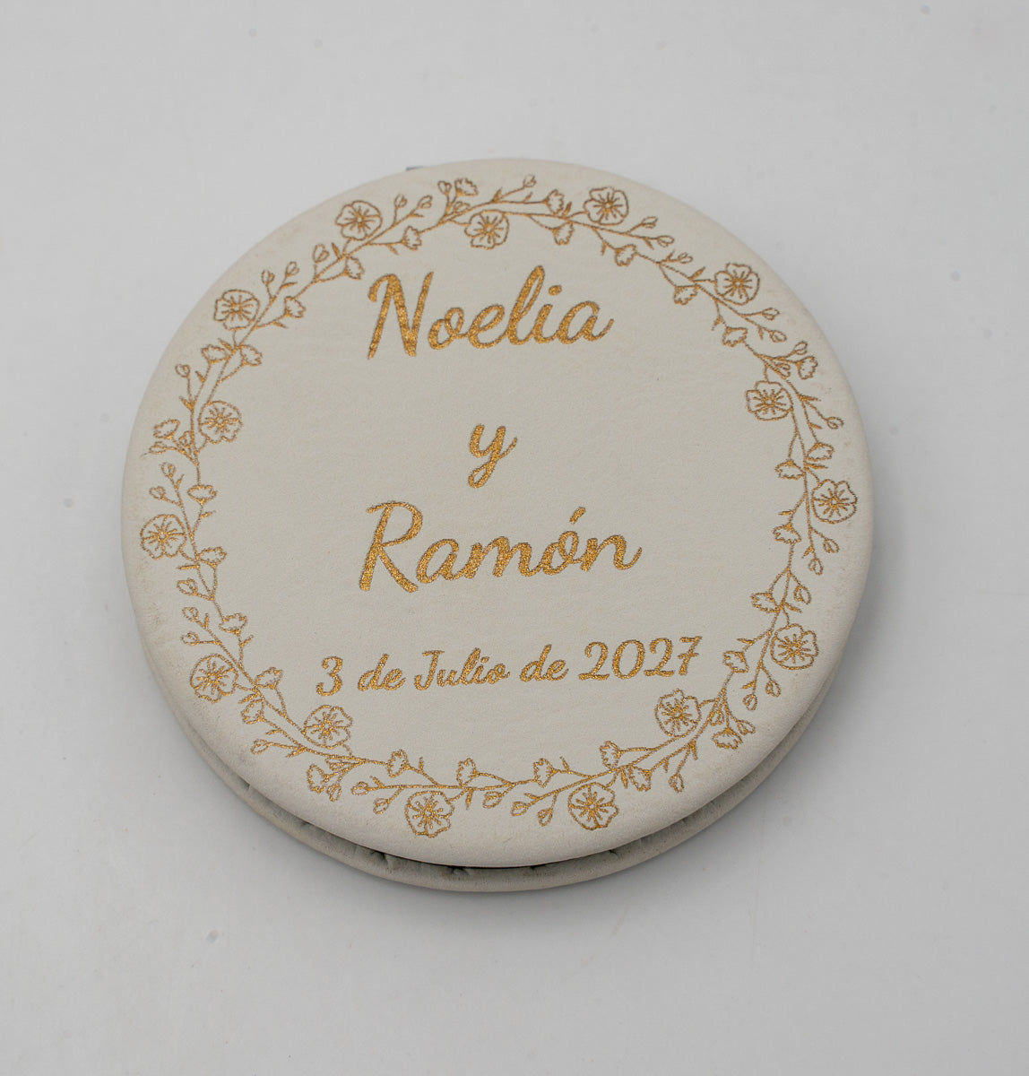 Personalized Mirrors Steel and PU Leather
