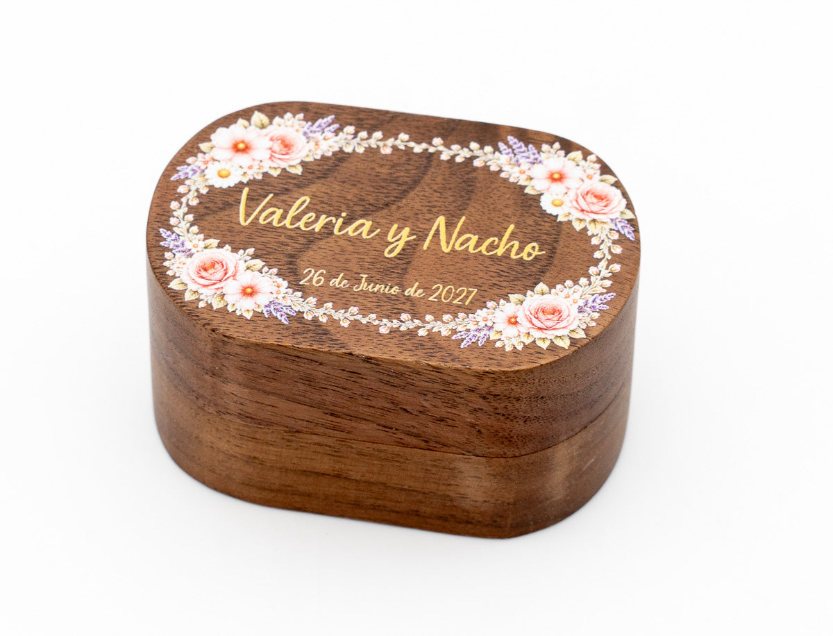 Personalised Wedding and Engagement Ring Box