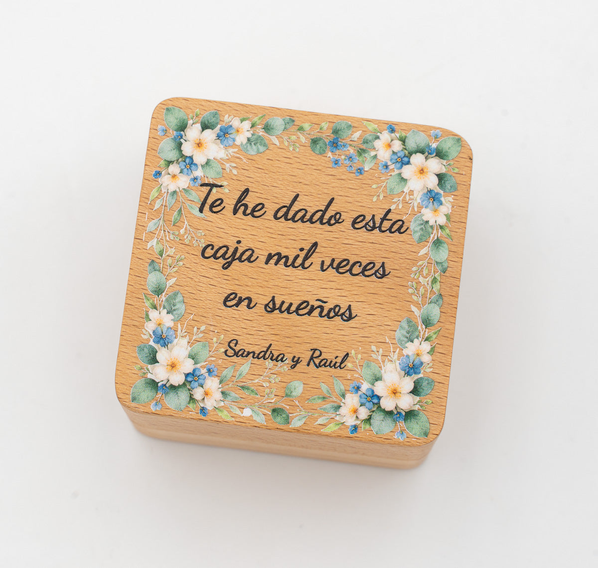 Personalised Wedding and Engagement Ring Box