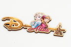 Disney key with a personalised name and Frozen characters