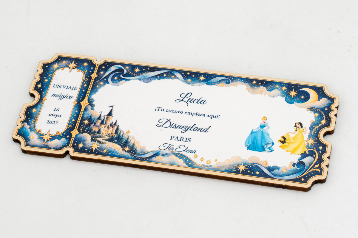 Disneyland Paris surprise reveal invitation