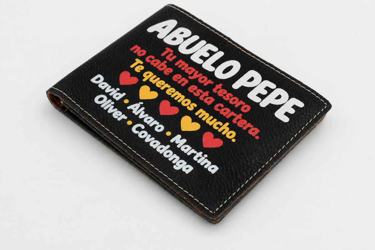 Personalized Leather Wallet
