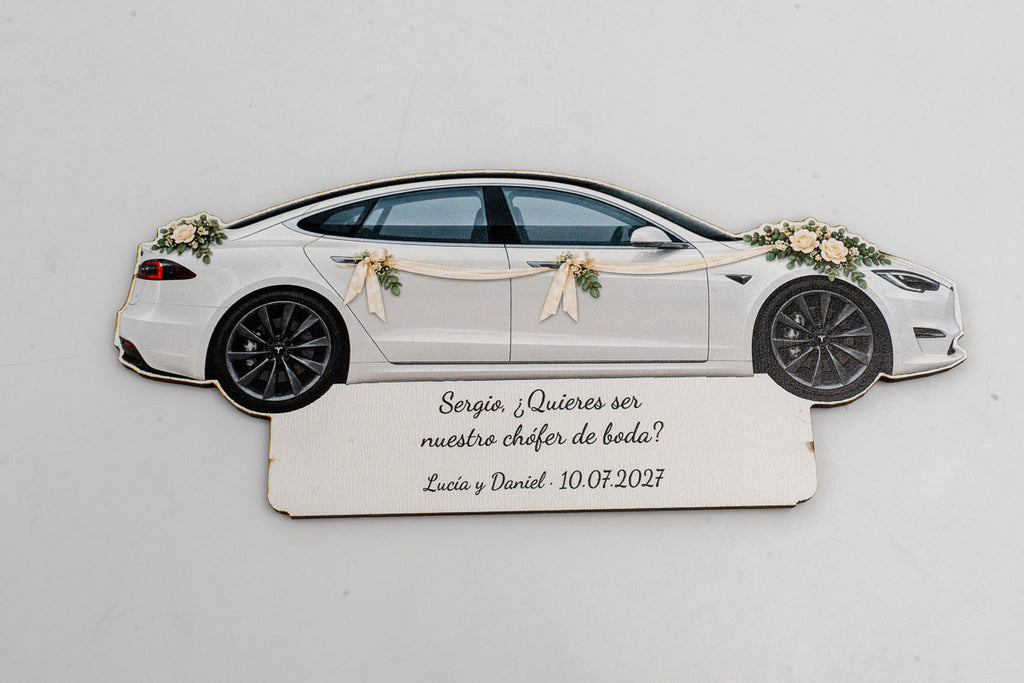 Will You Be My Wedding Chauffeur? — Personalized Wooden Plaque