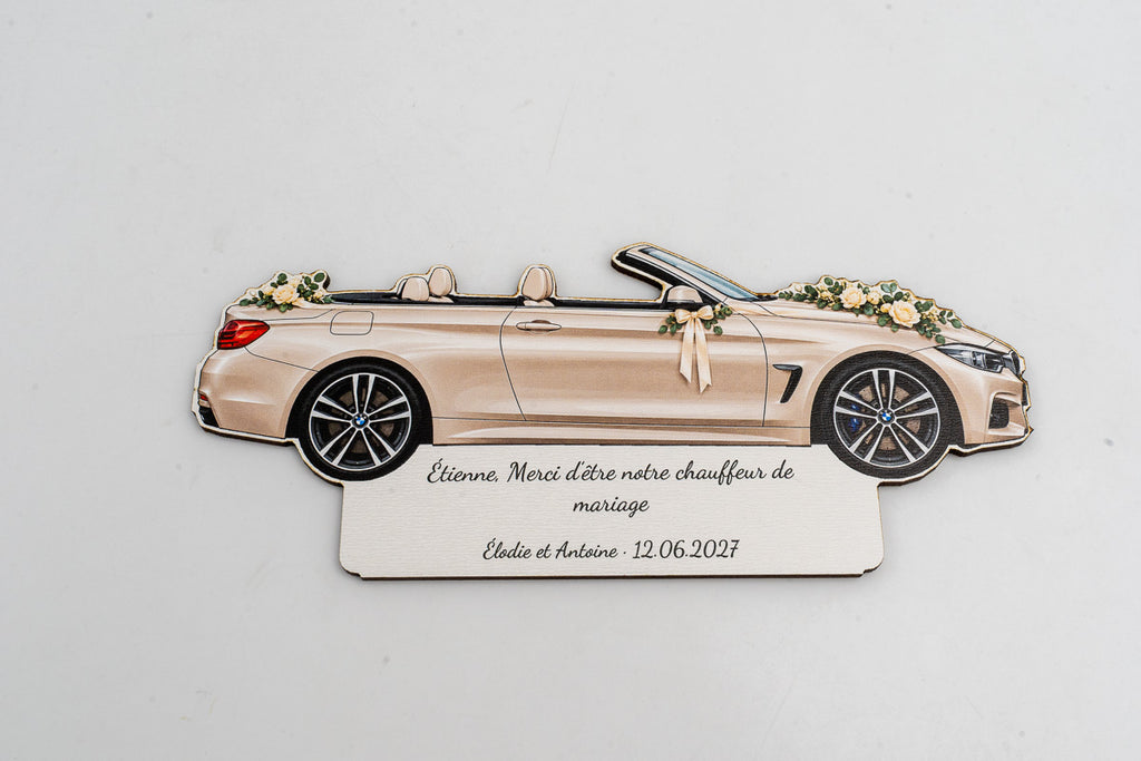 Will You Be My Wedding Chauffeur? — Personalized Wooden Plaque