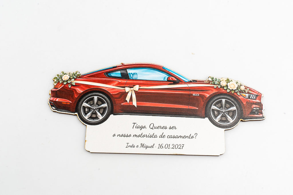 Will You Be My Wedding Chauffeur? — Personalized Wooden Plaque