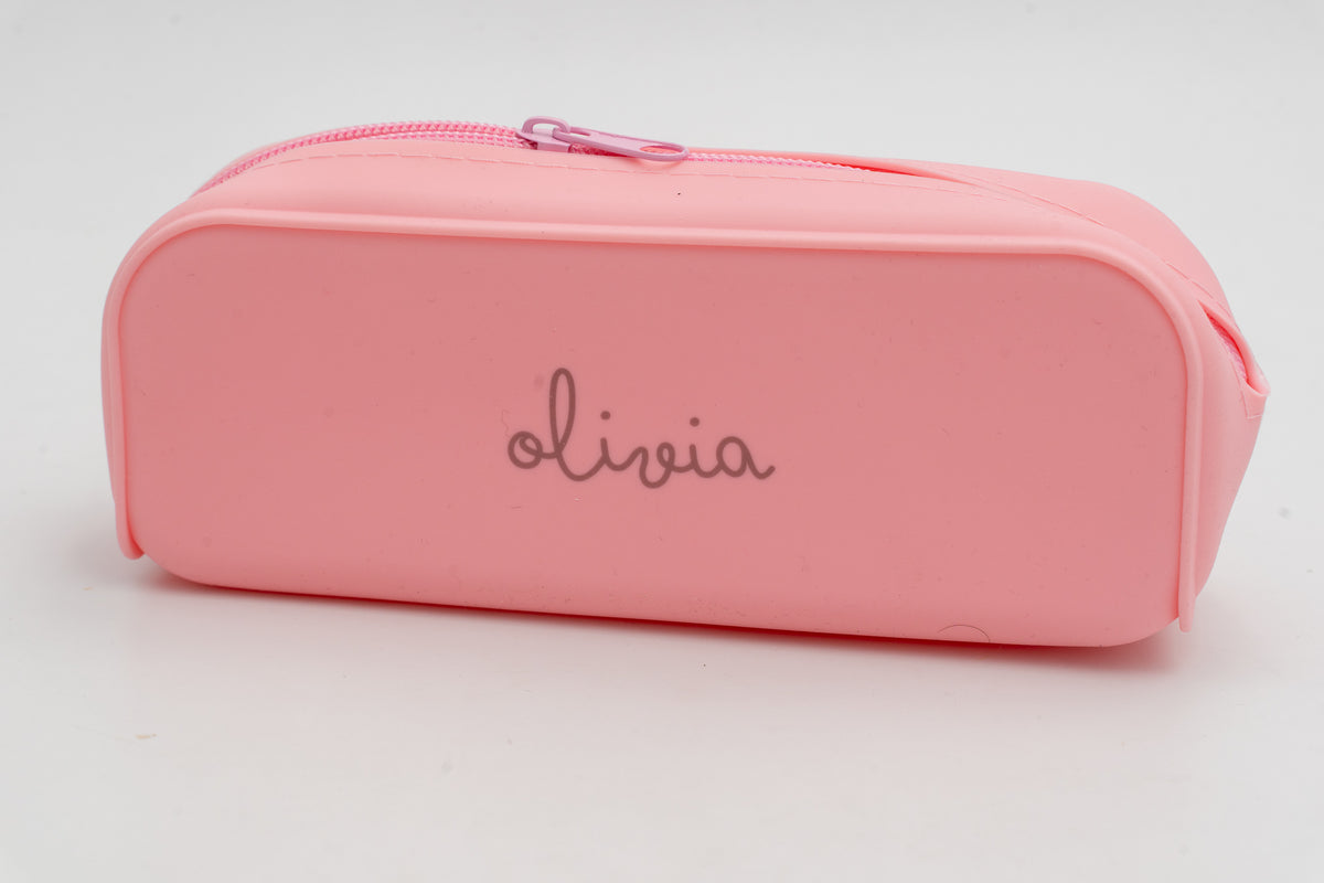 Personalised Silicone School Pencil Case