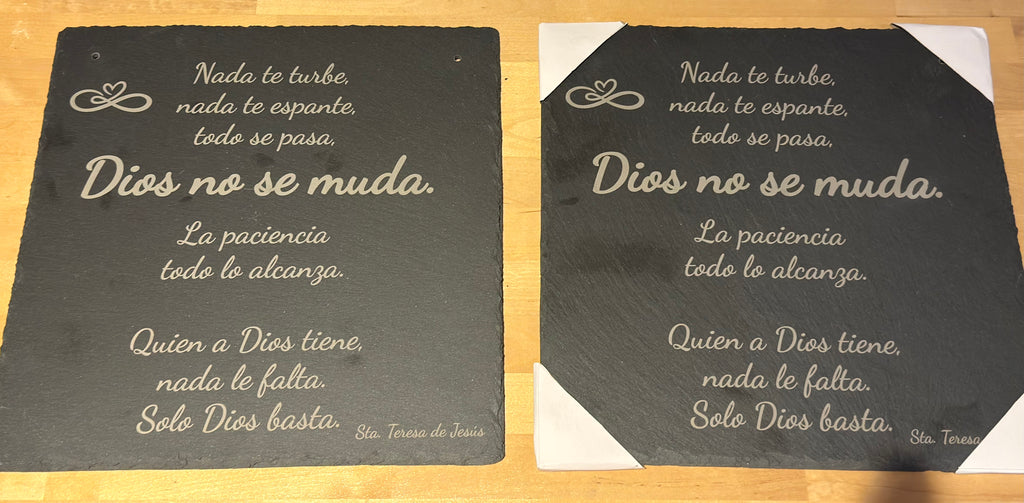 Personalized Slate Plate