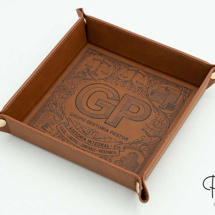 Bandeja Vaciabolsillos de Cuero