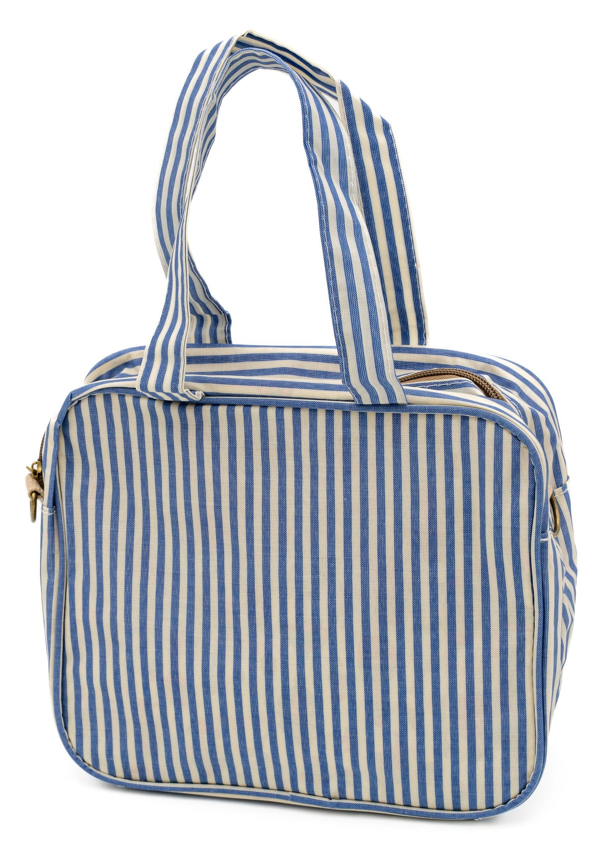 Bolsa de Muda Bebe y Guarderia Sencilla Rayas Azules