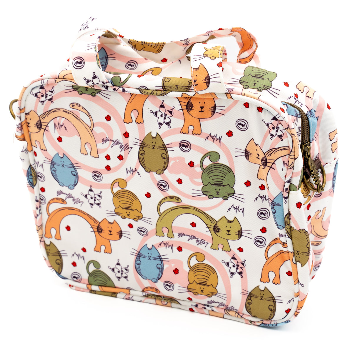 Bolsa de Muda Bebe y Guarderia Sencilla Gatitos Gorditos