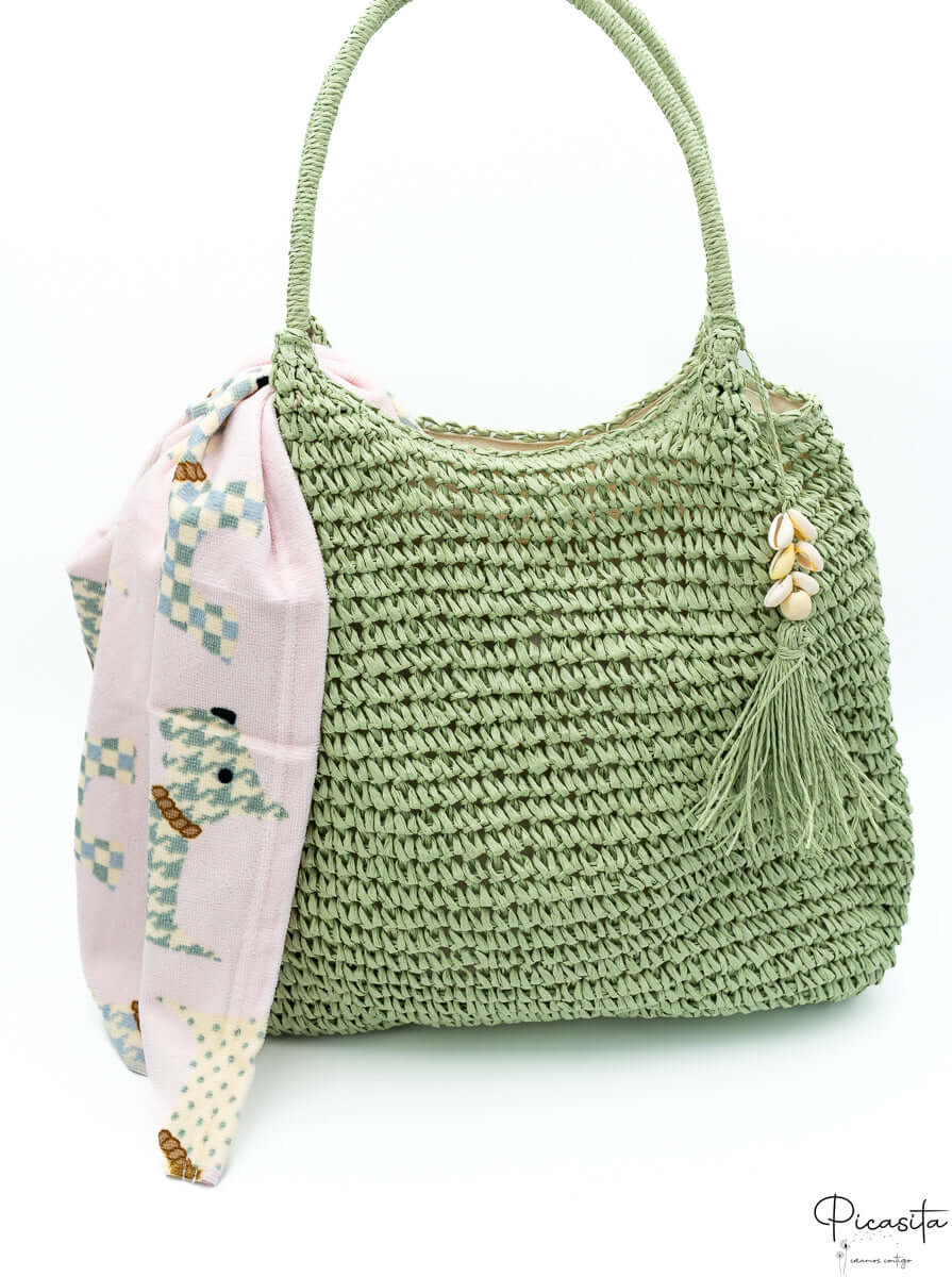 Bolso de Playa con Cremallera
