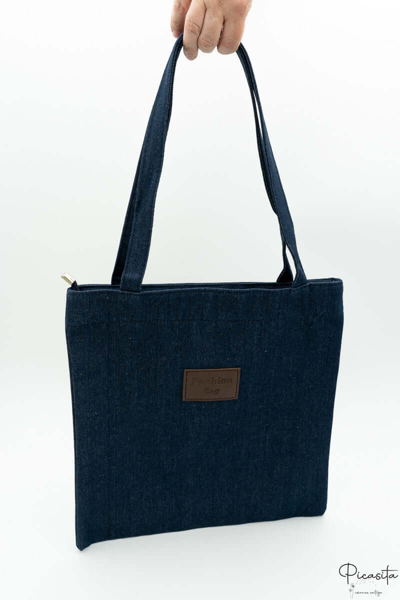 Bolsos Vaqueros Personalizados Liso + Parche