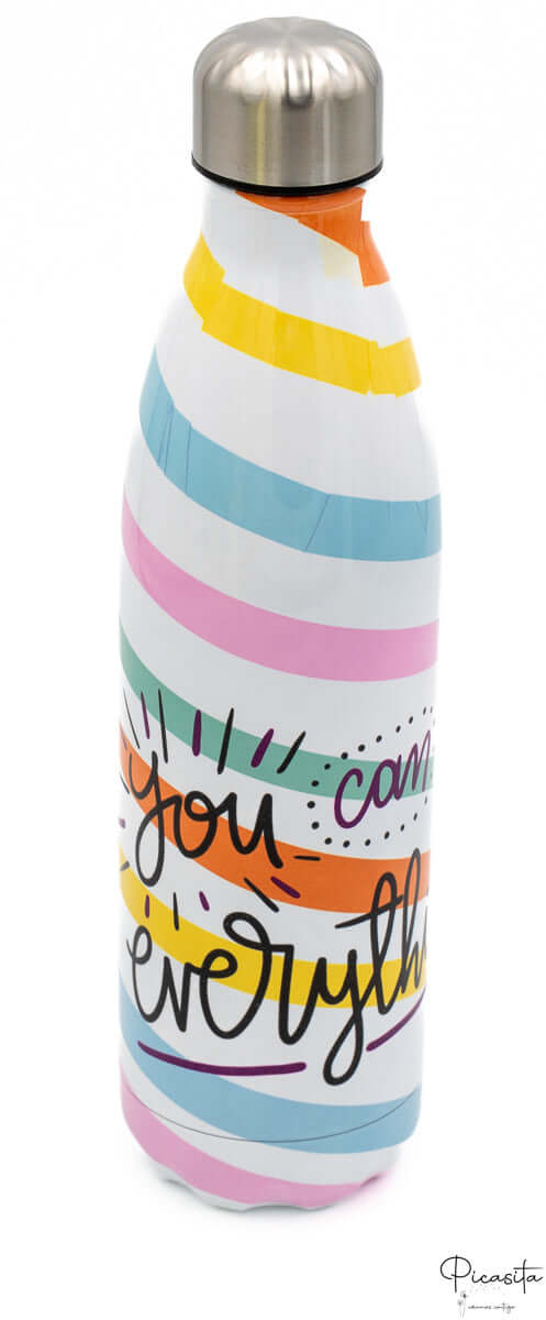 Botella Térmica con Mensaje Positivo