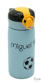 Botella Térmica para Niños Personalizada Azul