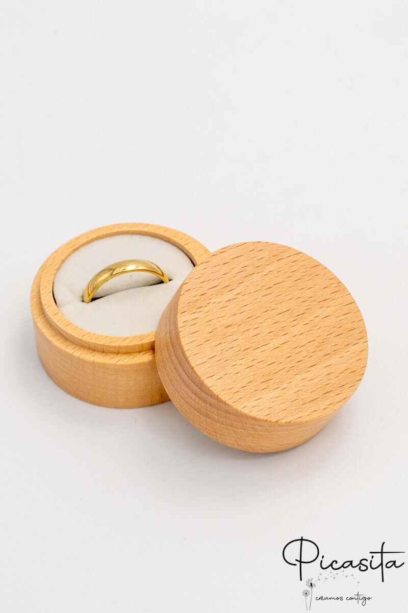 Caja para Anillos de Boda y Compromiso