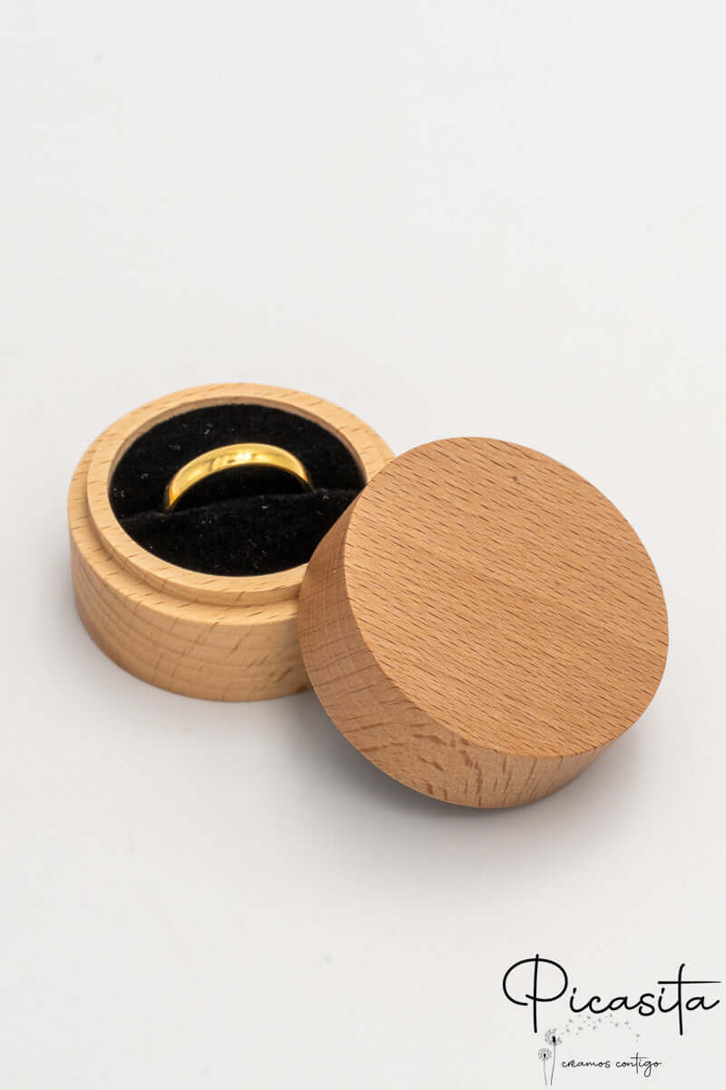 Caja para Anillos de Boda y Compromiso