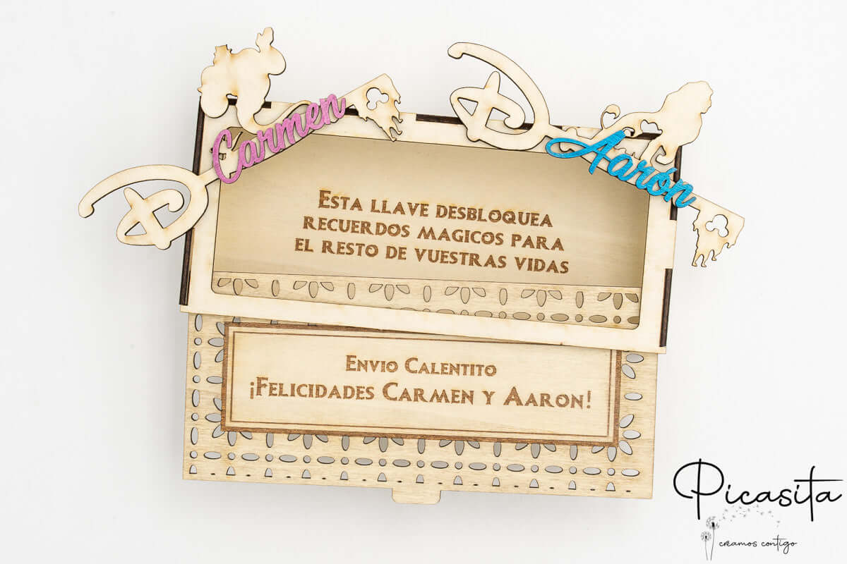 Caja Regalo para Llaves Disneyland Paris